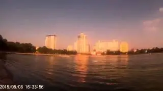 Test prop on Cat red - Zenoah G300 ( 2 blade )