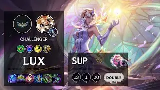 Lux Support vs Seraphine - BR Challenger Patch 12.5
