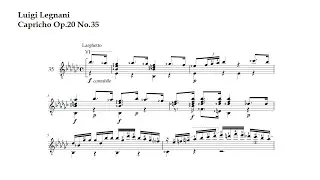 L. Legnani. Capricho Op.20 N35