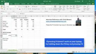 Absolute Reference in Excel by Chris Menard