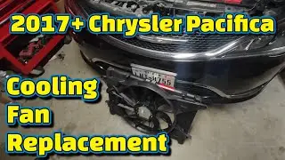 Замена вентилятора радиатора на Chrysler Pacifica 2017 года выпуска и старше.