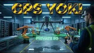 Private 5G & AR ile Fabrikada GPS'siz Drone Kontrol&uuml; | Indoor (Non-GPS) 5G Drone Teleoperation
