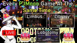 Its My Birthday Party, Lets Play EVERY PJMoon Game At The Same Time | Limbus Company