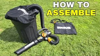 How to Assemble Worx Trivac Leaf Blower and mulcher