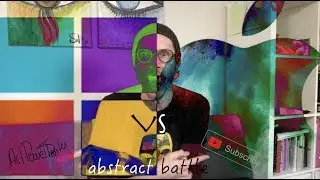 Apple vs Microsoft abstract battle