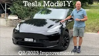 Tesla Model Y LR, последняя модель второго квартала 2023 года. Улучшения?