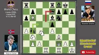 Magnus Carlsen (Norway) vs Alexander Grischuk (Russia) | Linares 2009 | [Chess Game]