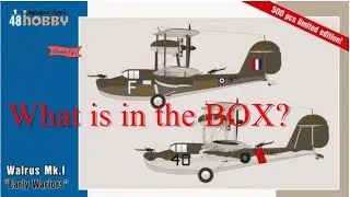 Special Hobby 1:48 Supermarine Walrus Mk.I SH48161 Unboxing.