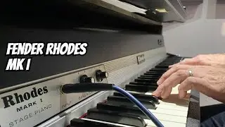 Vintage Fender Rhodes MK I - 1980s Session Playing Techniques