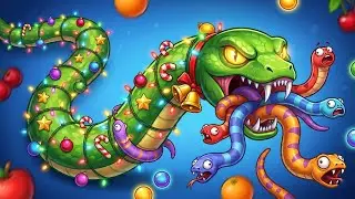 Ate 10000+ Snakes 🐍 | 🪱 Worms Zone Snake 🐍 Rank Top1 | Snake.Io Boss and Snake Master | Paper.io 