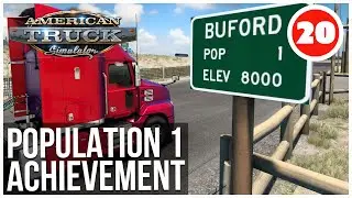 ATS | Wyoming Population 1 Achievement | American Truck Simulator Career | Episode 20 - Wyoming DLC