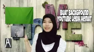Cara membuat background  youtuber [Kain Green Screen] Mudah dan murah!!!