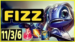 FIZZ VS VIKTOR - 11/3/6 KDA MID GAMEPLAY DIAMOND III