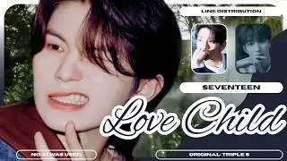 [LINE DISTRIBUTION] | How would Seventeen sing LOVE CHILD by TRIPLE S