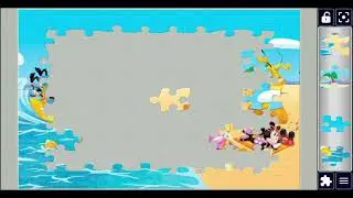 Mickey Mouse🐭& Friends&nbsp;enjoying at the beach🏄🌊 puzzle 😄🧩🧩//@jigsawpuzzle390 