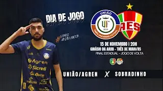 FINAL ESTADUAL – ÚLTIMO JOGO DO ANO | UNIÃO TRÊSMAIENSE x AES SOBRADINHO 🏆🔥