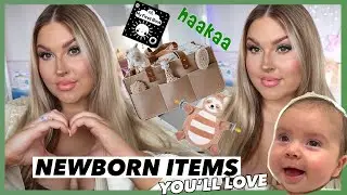 NEWBORN MUST HAVES 👶🏻 items that made our lives easier as first time parents! ⭐