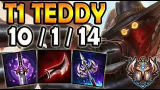 T1 Teddy JHIN ADC vs ASHE - Lol Ranked Korea ✔️