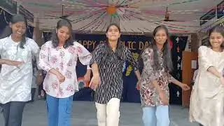 Migration  girls  group  dance on Republic day 2026 jnv kaushambi 