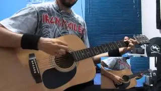 Wasted Years - Acoustic Guitar Cover (Iron Maiden)