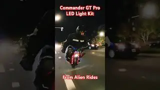Commander GT Pro LED Light Kit From Alien Rides Installed #euc #electricunicycle #extremebull