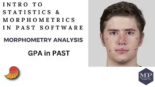 26. GPA (Generalized Procrustes Analysis) of Facial Landmark data in PAST Software
