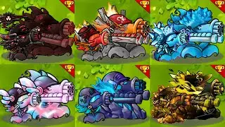 PVZ 1 Fusion 2.7 Challenge!! 1 Ultimate Queen Box Zombie vs 5 Plants Fusion - Who will win?