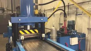Fully Automatic Transformer Radiator Production Line - Roll forming and Hydraulic pressing part