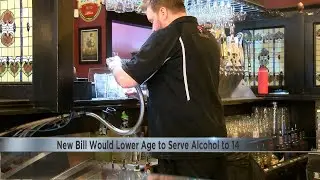 Lawmakers speak on a new bill that would lower the age to serve alcohol in Wisconsin to 14
