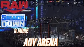 How to play a elimination chamber in any arena in WWE2K24