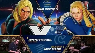 SFV: Brenttiscool vs MCZ Mago - Final Round 19 Top 8 - CPT 2016
