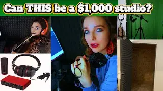 🎥🎙I Built a Full Home Studio Under $1,000 &mdash; Recording & Filming My First Vlog🎻🎼
