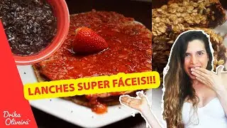 3 RECEITAS FIT FÁCEIS E PODEROSAS PARA TURBINAR A HORA DO LANCHE