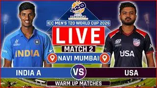 ICC T20 World Cup 2026 Live: IND A vs USA Live | India A vs United States of America Live Commentary