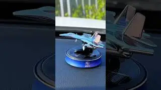 🚀 Solar Fighter Plane Air Freshener for Car 🌟Innovative Design  #gadgets #caraccessories #shorts