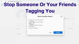 How To Stop Someone Or Your Friends Tagging You On Facebook (2023)