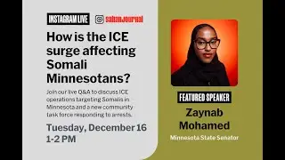 How is the ICE surge affecting Somali Minnesotans?