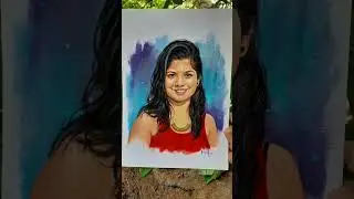 #royalart #commissionedwork  #acrylicpainting #shorts #shortvideo #portraitpainting