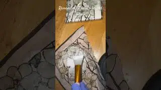Stain glass effect decoupage coasters pt1