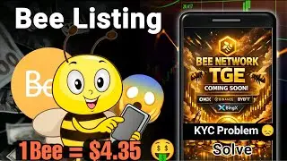 Бум 💥 Новое обновление сети Bee Network! Листинг Bee Coin на TGE 😱 1Bee &deg; = $4.35 🤑🎉 #beenetwork