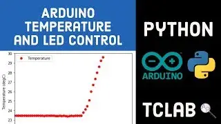 Arduino Temperature and LED with Python