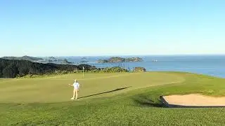 Craig Hocknull Golf series at Kauri cliffs. Understanding golf course green design elements.￼