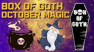 Распаковка октябрьской коробки Box of Goth: что внутри?