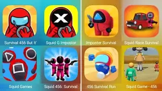 Survival 456 But It's Impostor, Squid G Impostor, Imposter Survival, Squid Race Survival Challenge
