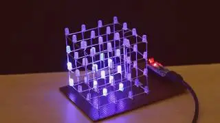 best home made led cube lighting. led cube/ arduino project