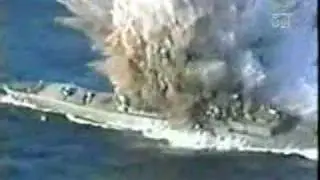 Torpedo hits a Destroyer
