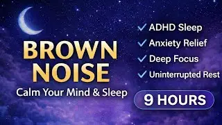 Brown noise is designed to calm the mind, reduce mental chatter, and help you fall asleep naturally.