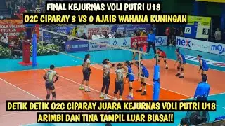 Final Kejurnas U18!! O2C CIPARAY 3 VS 0 AJAIB WAHANA KUNINGAN ~ ARIMBI TAMPIL DHASYAT~