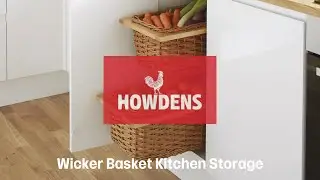 Kitchen Wicker Storage Baskets