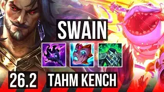 SWAIN vs TAHM KENCH (TOP) | 115K damage | EUW Master | 26.2